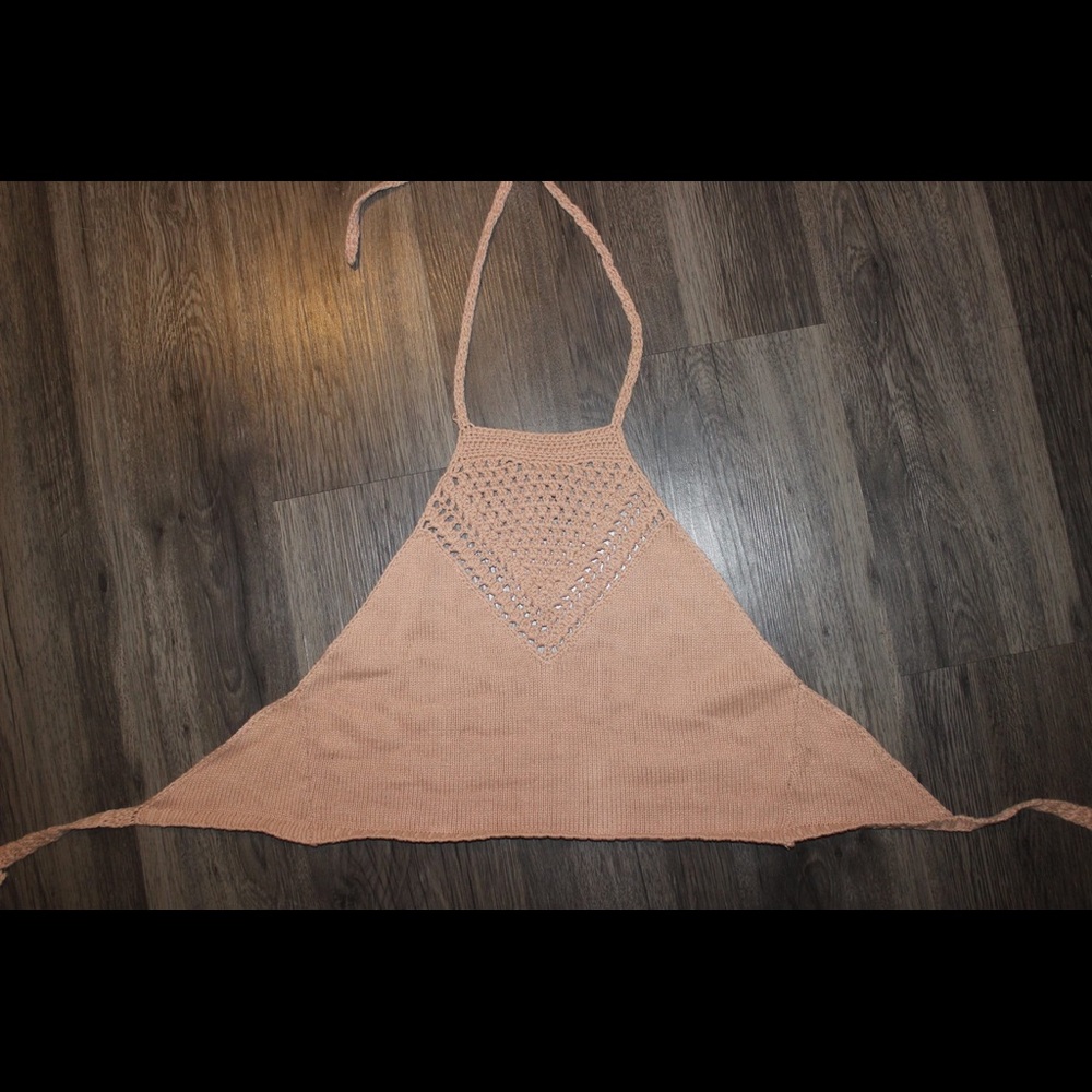 Crochet Halter Crop Top